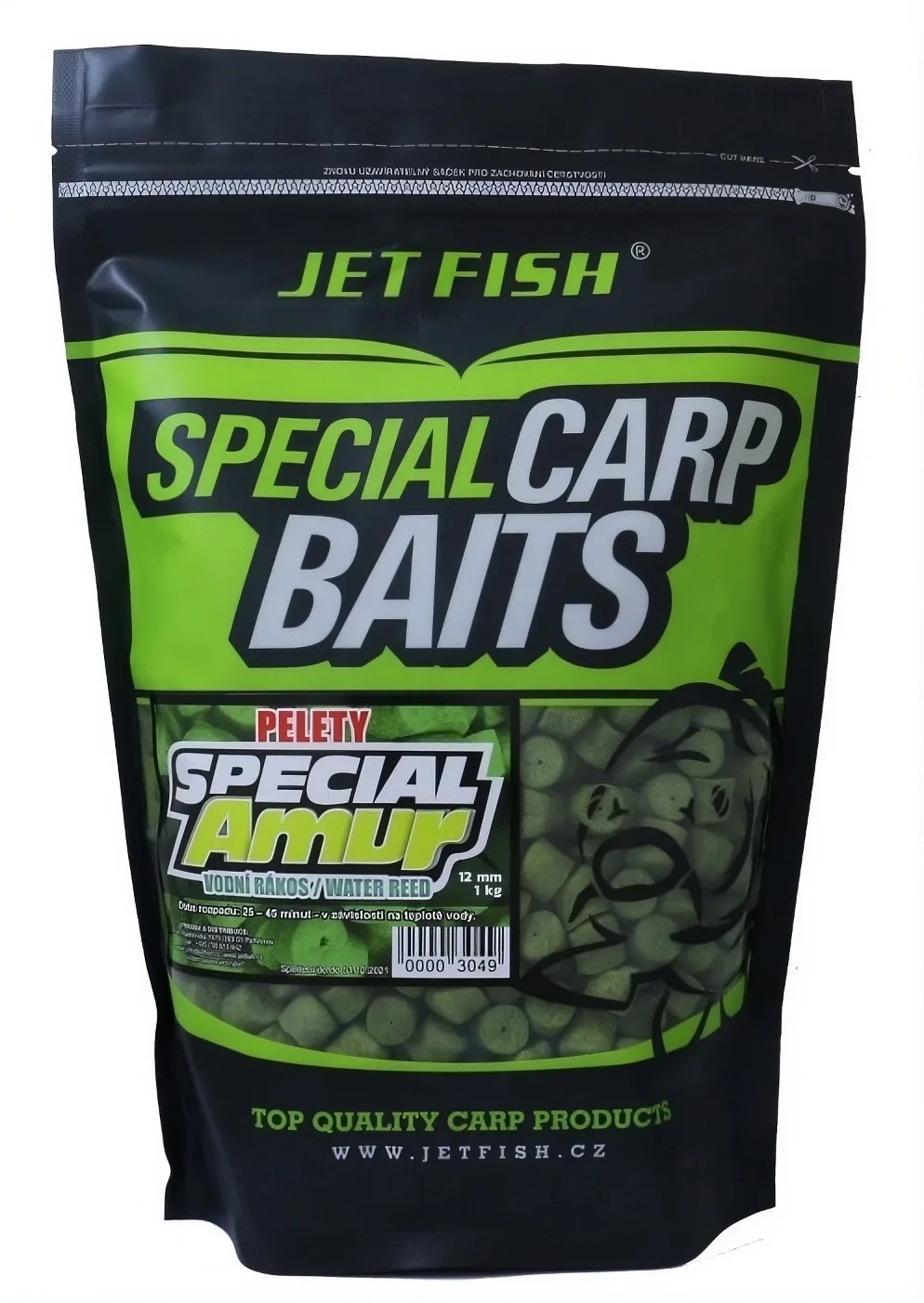 Jet Fish Pelety Special Amur Vodní Rákos 1kg Průměr: 12mm