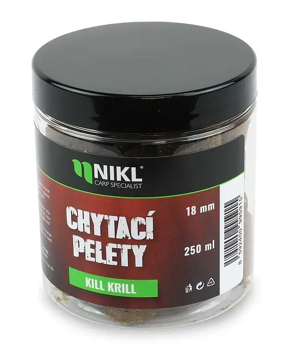 Nikl Chytací Pelety Kill Krill 250g Hmotnost: 250g, Průměr: 18mm