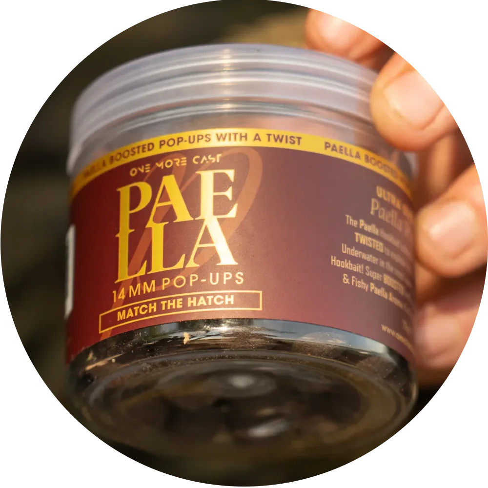 One more cast plovoucí boilie boosted match the hatch pop up paella 70 g 14 mm