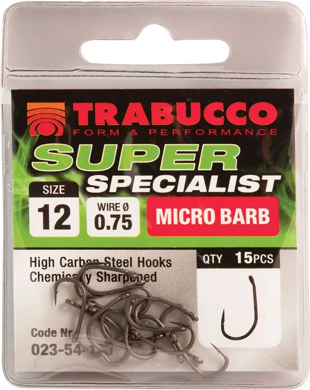 Trabucco Háčky Super Specialist 15ks Velikost háčku: #6