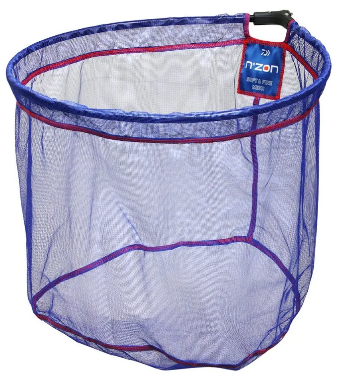 Daiwa podberákova hlava n´zon soft & fine mesh landing net - 50x40 cm