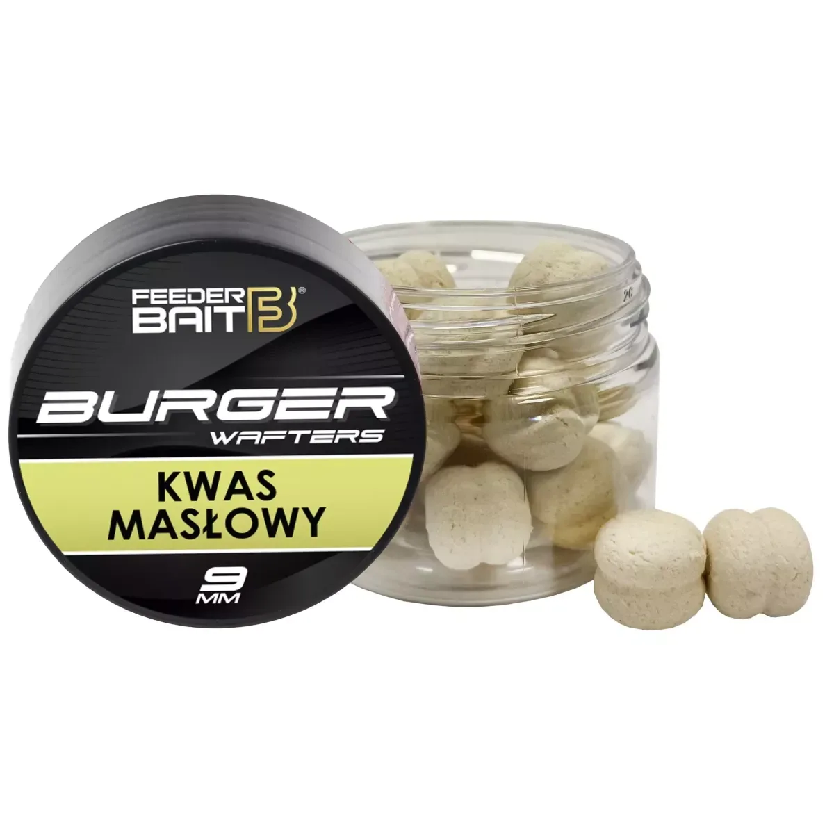 FeederBait Neutálně Vyvážené Nástrahy Burger Wafters 9mm Průměr: 9mm, Příchuť: N-Butyric Acid