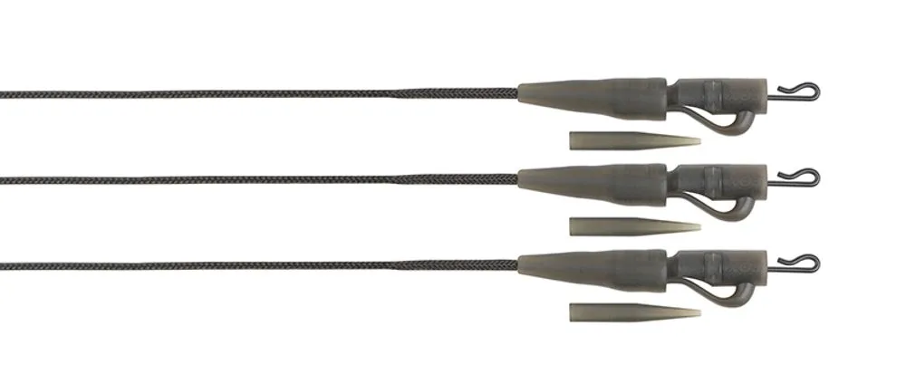 Fox Montáž Edges Naturals Leadcore Lead Clip Leaders 50lb 3ks