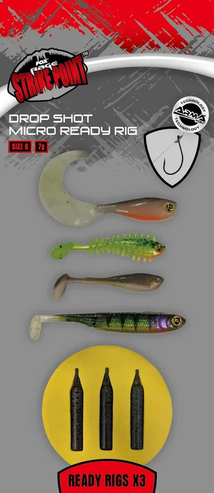 Fox Rage Návazce Drop Shot Ready Rigs - Micro vel.6 7g