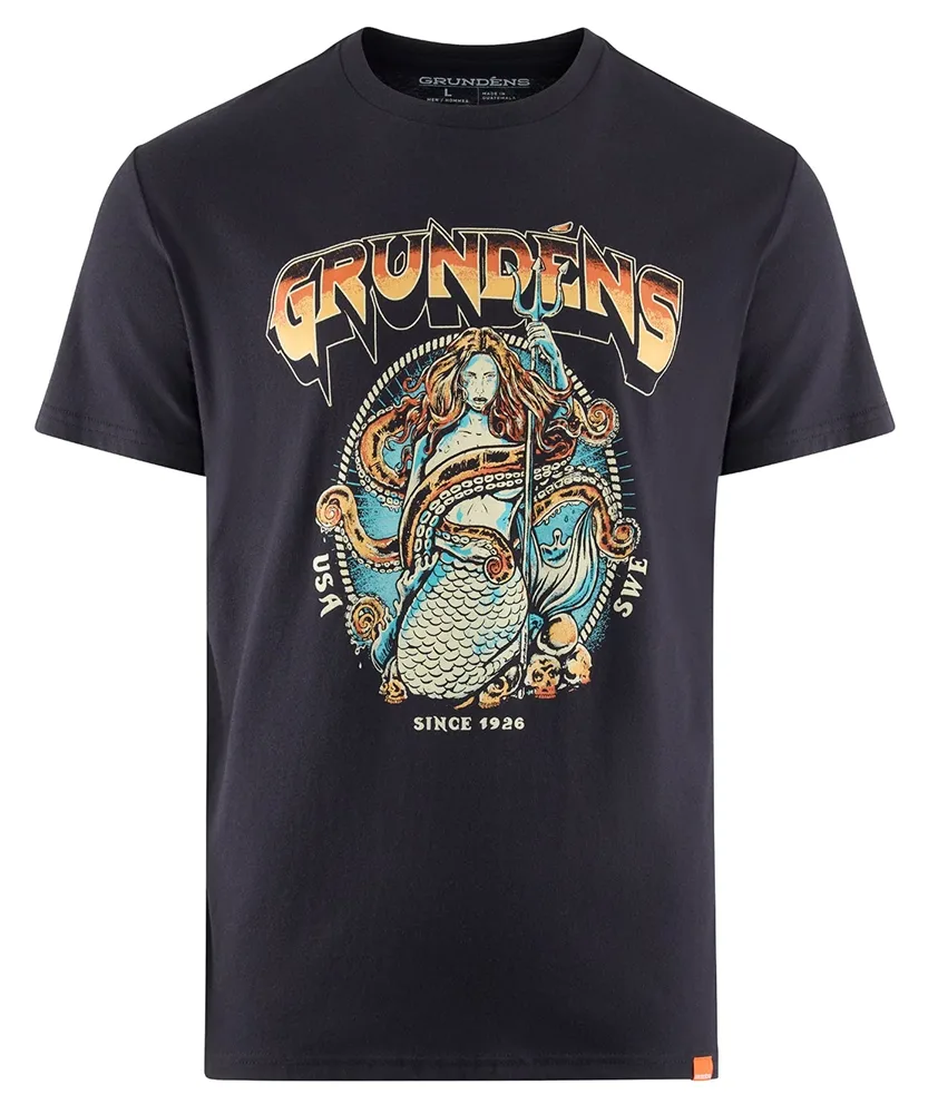 Grundéns tričko siren ss t-shirt black - xxl