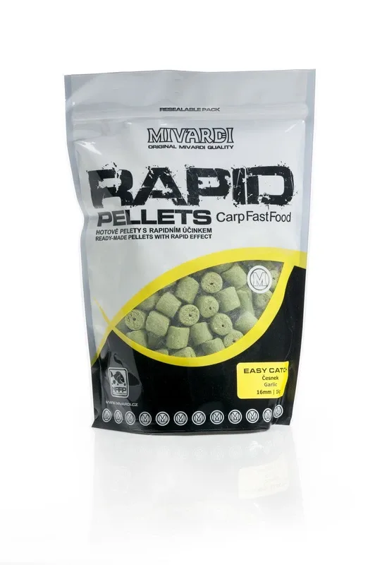 Mivardi Pelety Rapid Easy Catch Česnek Hmotnost: 2,5kg, Průměr: 16mm