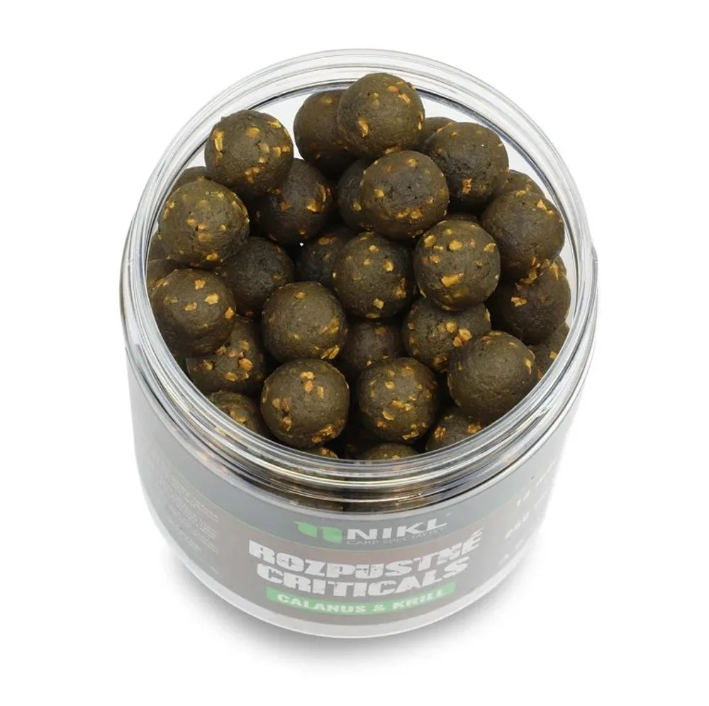 Nikl Rozpustné Criticals boilie Calanus & Krill 250ml - 14mm – Karel Nikl