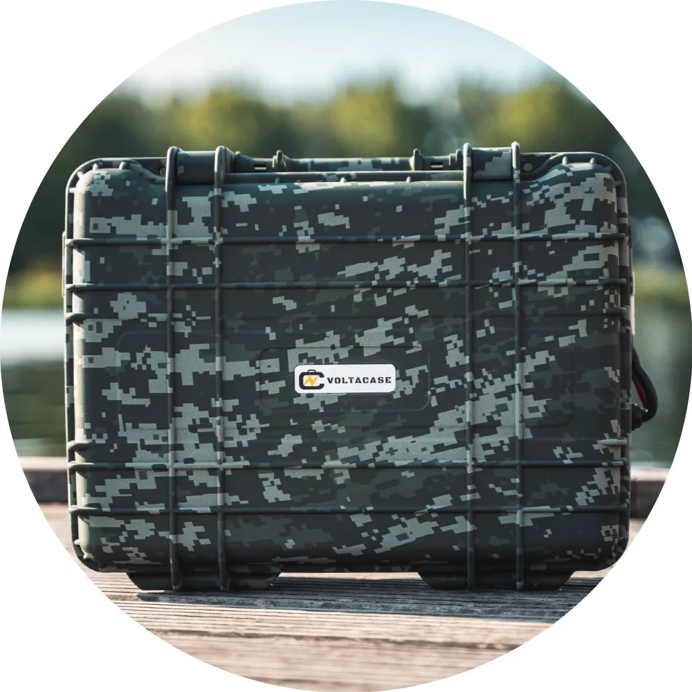 Voltacase baterie lifepo4 camouflage 12,8v 210ah vodotěsná