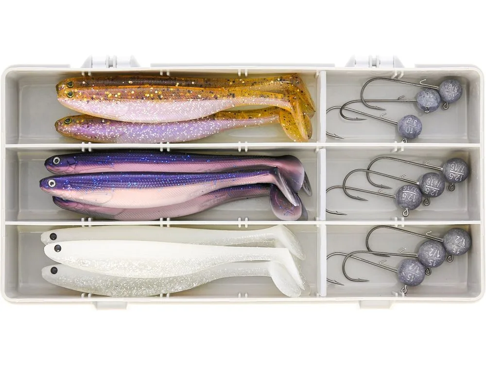 Westin gumová nástraha seabass jigging box 25 ks