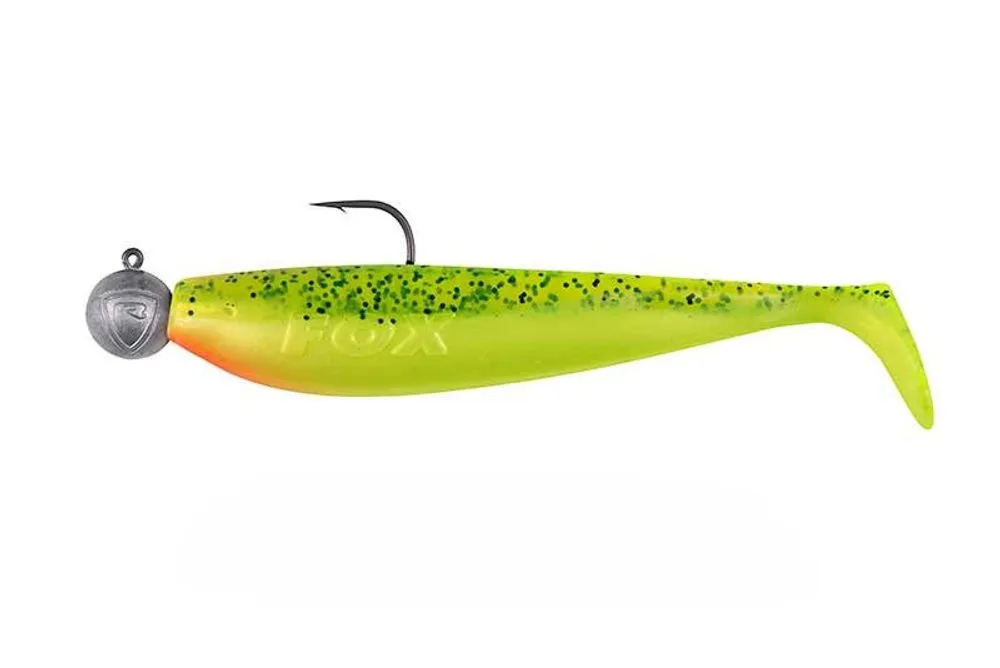 Fox Rage Gumová nástraha Bulk Loaded Zander Pro Shad UV Lemon Tiger - 12cm 4/0 12g