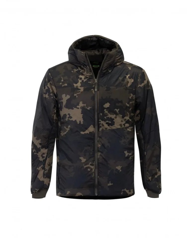 Korda rybářská bunda Insulated Hooded Jacket Dark Kamo - S