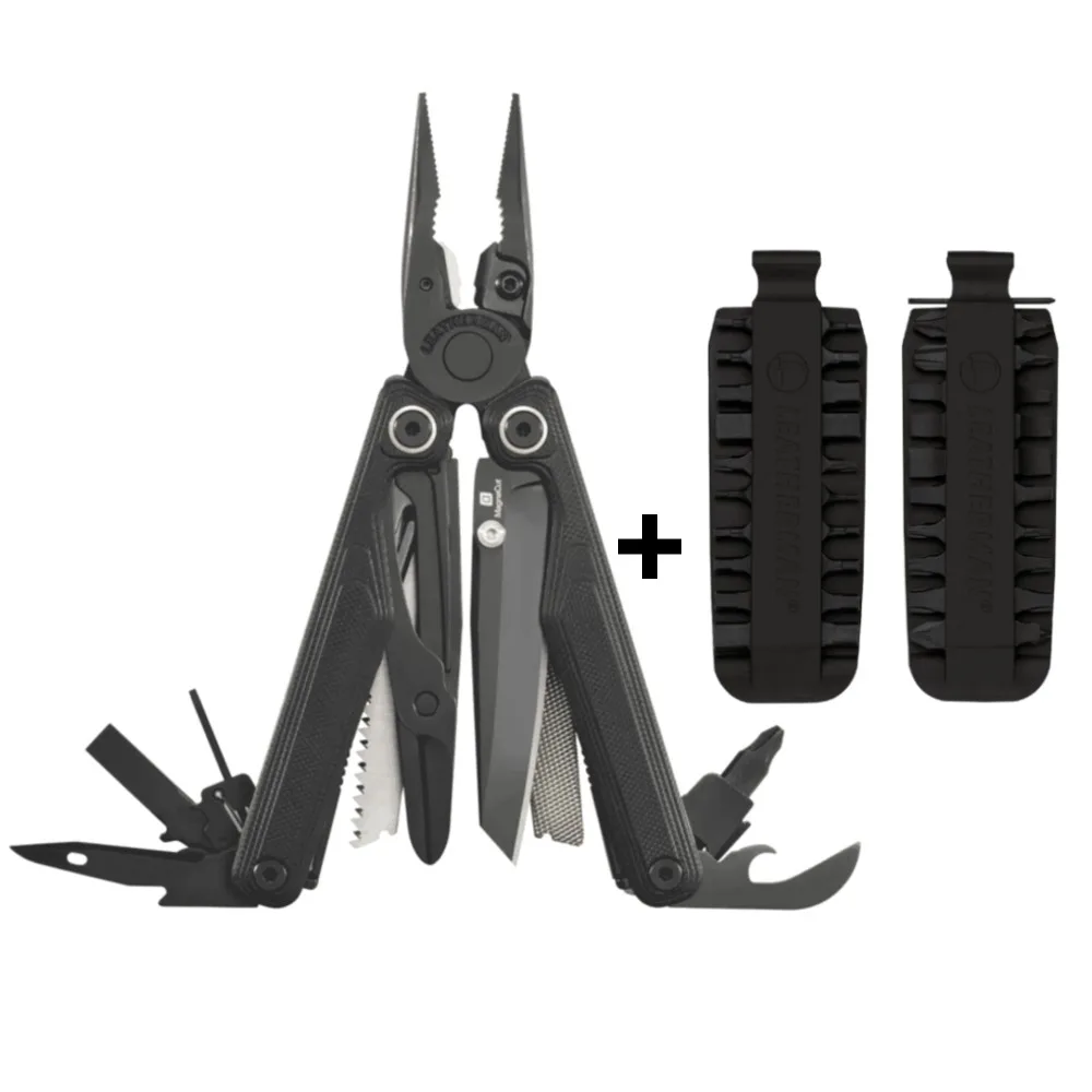Leatherman kleště wave alpha obsidian + bit kit zdarma