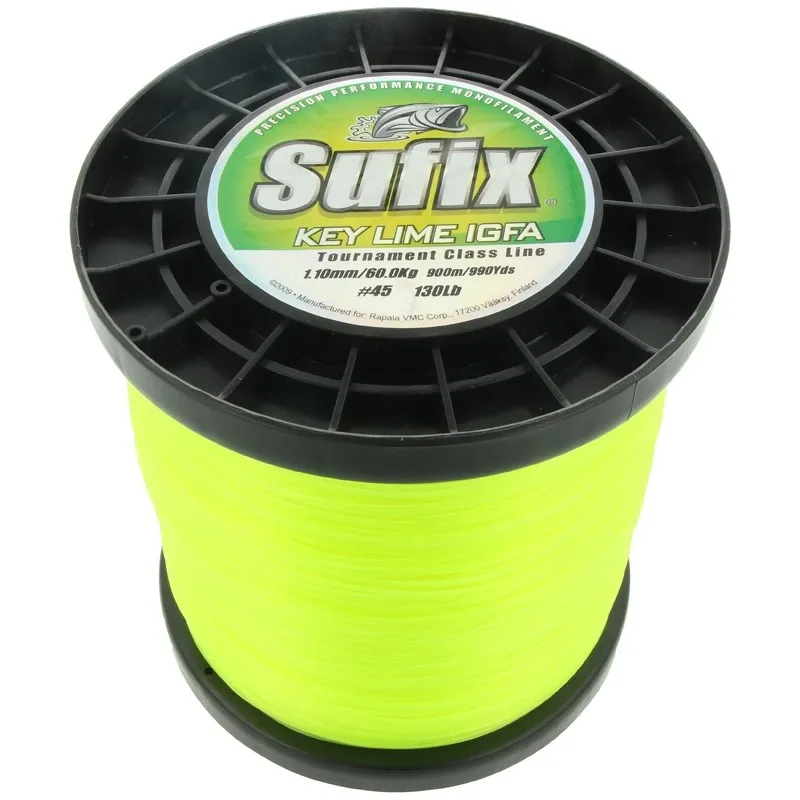 Sufix Monofilní Vlasec Key Lime IGFA Jasně Zelený 1000m Nosnost: 37kg, Průměr: 0,86mm
