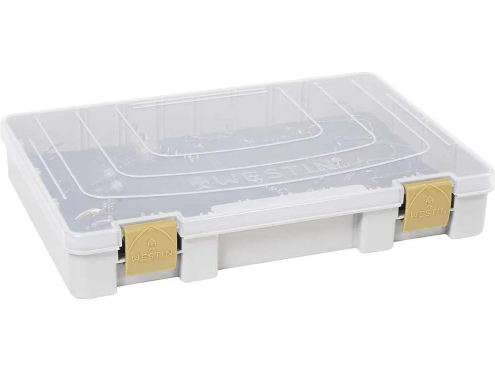 Westin krabička w3 rig box grey/clear 28 x 19,5 x 4,5 cm
