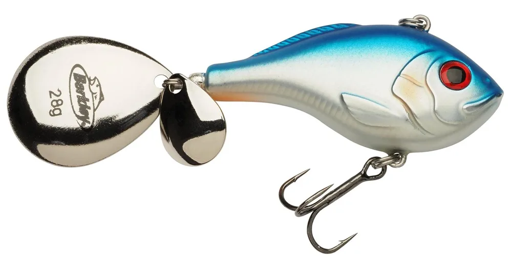 Berkley nástraha pulse spintail xl blue silver - 8 cm 18 g