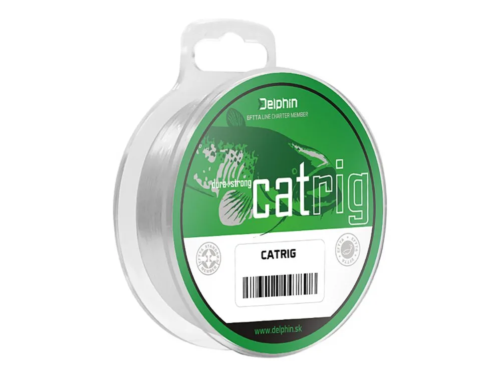 Delphin Návazcový vlasec CatRIG transparentní - 0,60mm 20,5kg 35m