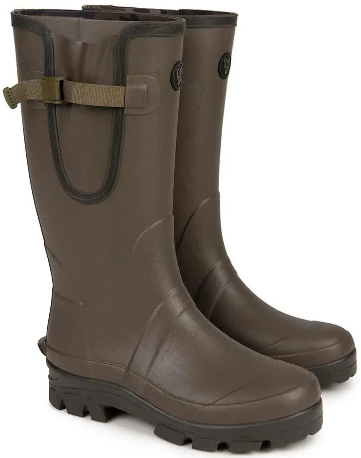 Fox Holínky Neoprene Lined Camo Khaki Wellies Velikost: 44