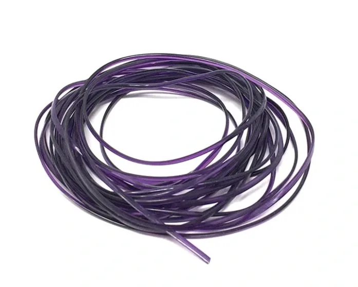 Hends Body Glass Half Round 1,2 mm Violet