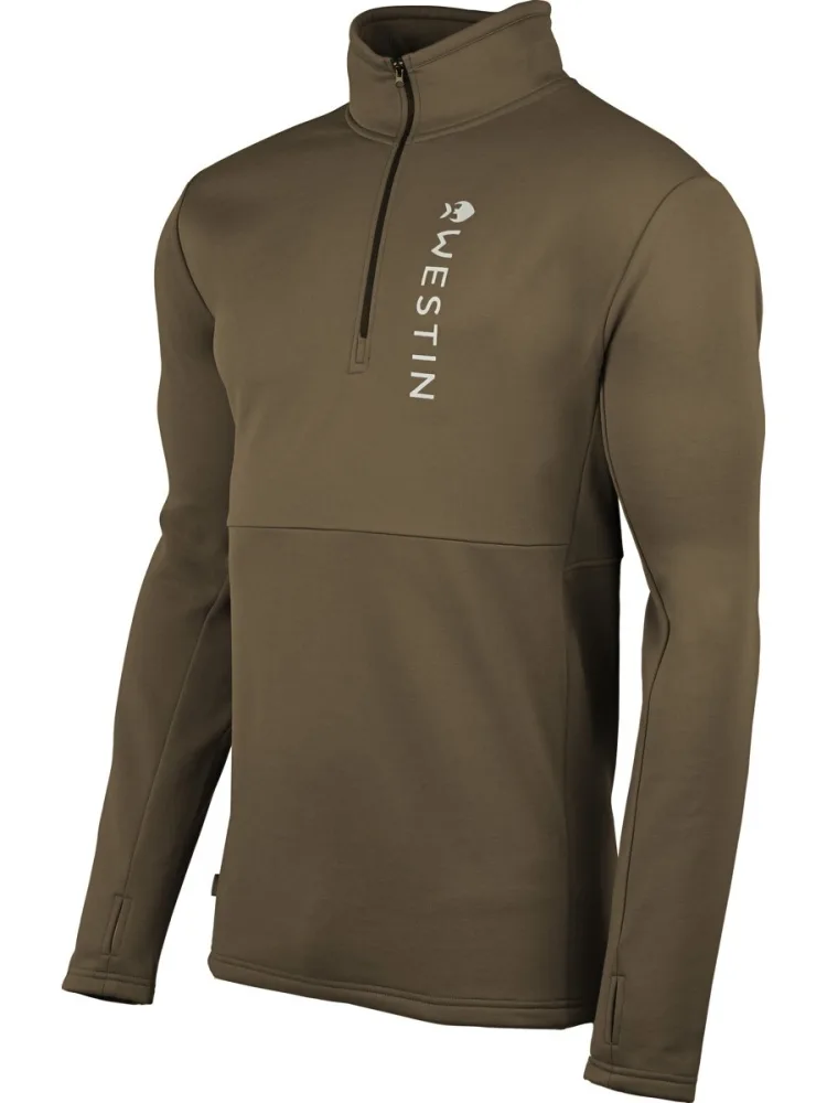 Westin triko energy midlayer 1/2 zip dark sage - xxl