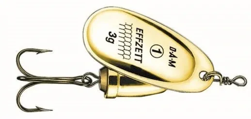Dam Třpytka Effzett Spinner Executor Gold Hmotnost: 4g, Velikost: #2