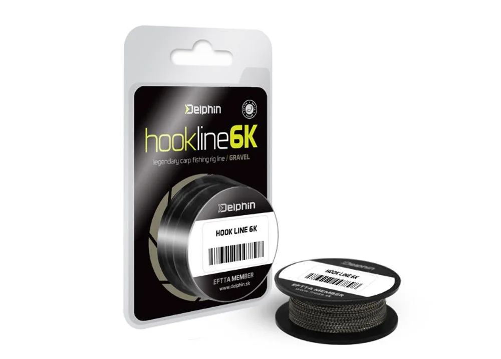Delphin Šňůra HookLine 6K Gravel 20m - 35lbs