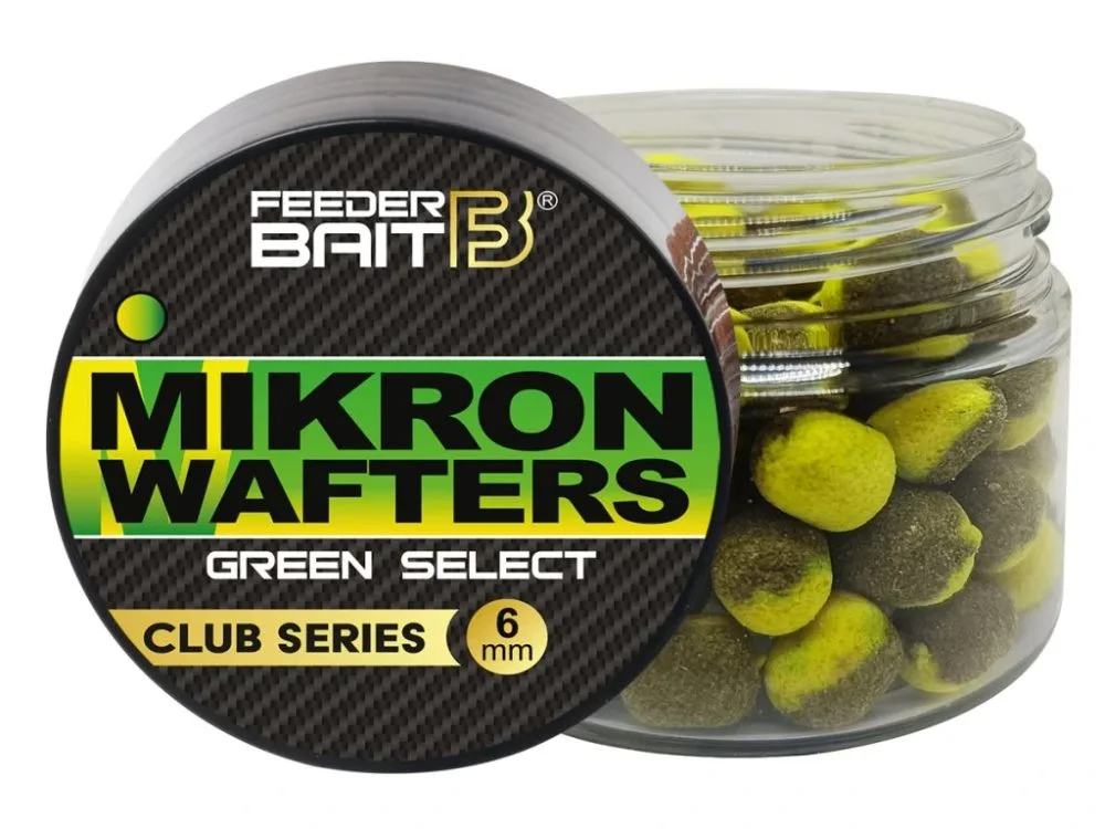 FeederBait Mikron Wafters 4x6mm 25ml - Green Select