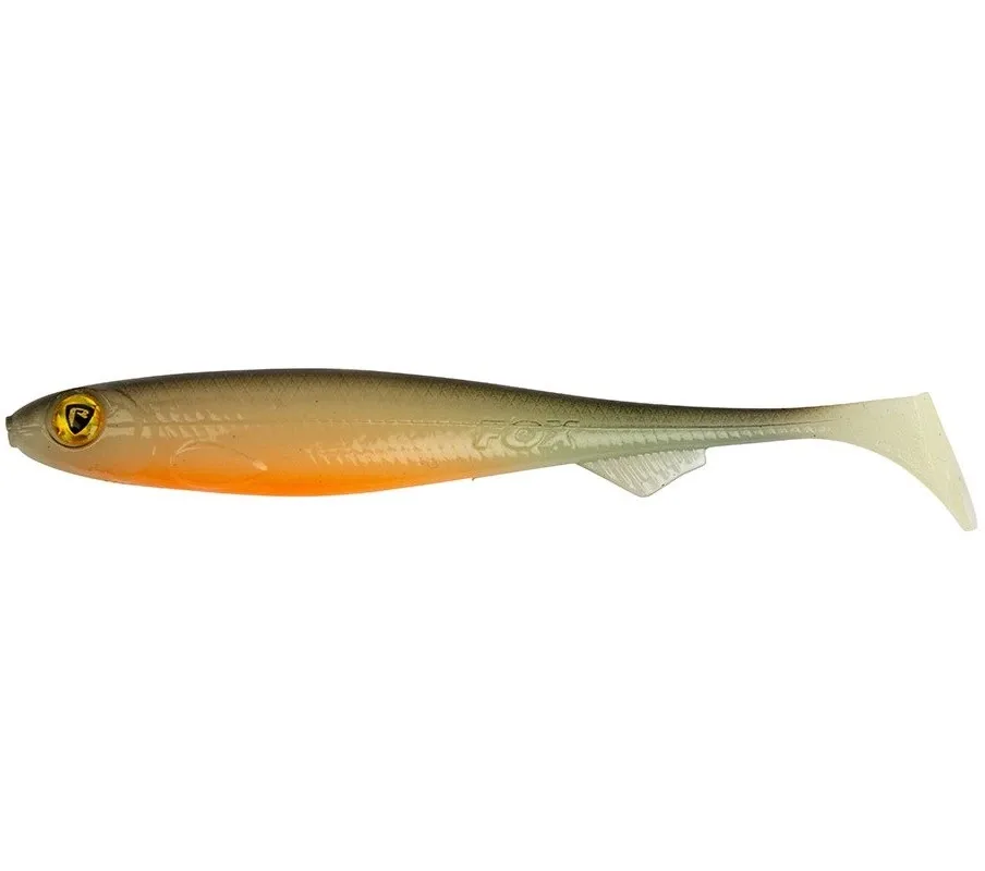 Fox Rage Gumová Nástraha Slick Shad UV Hot Olive Délka: 11cm, Palce: 4,3"