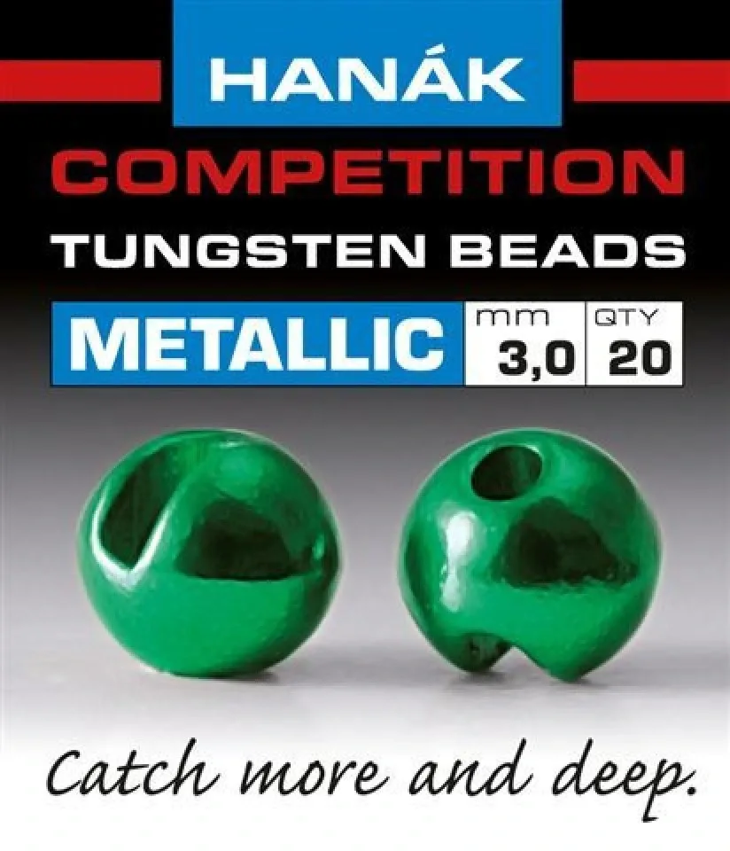 Hanák Competition Hanák Tungstenové Hlavičky Metallic Zelené Průměr: 4,0mm