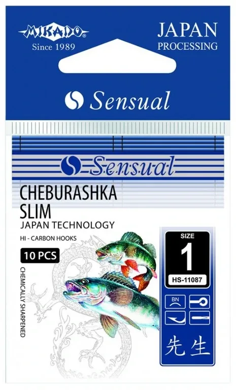 Mikado Sensual Háčky Cheburashka Slim - 6 ks Velikost háčku: #2