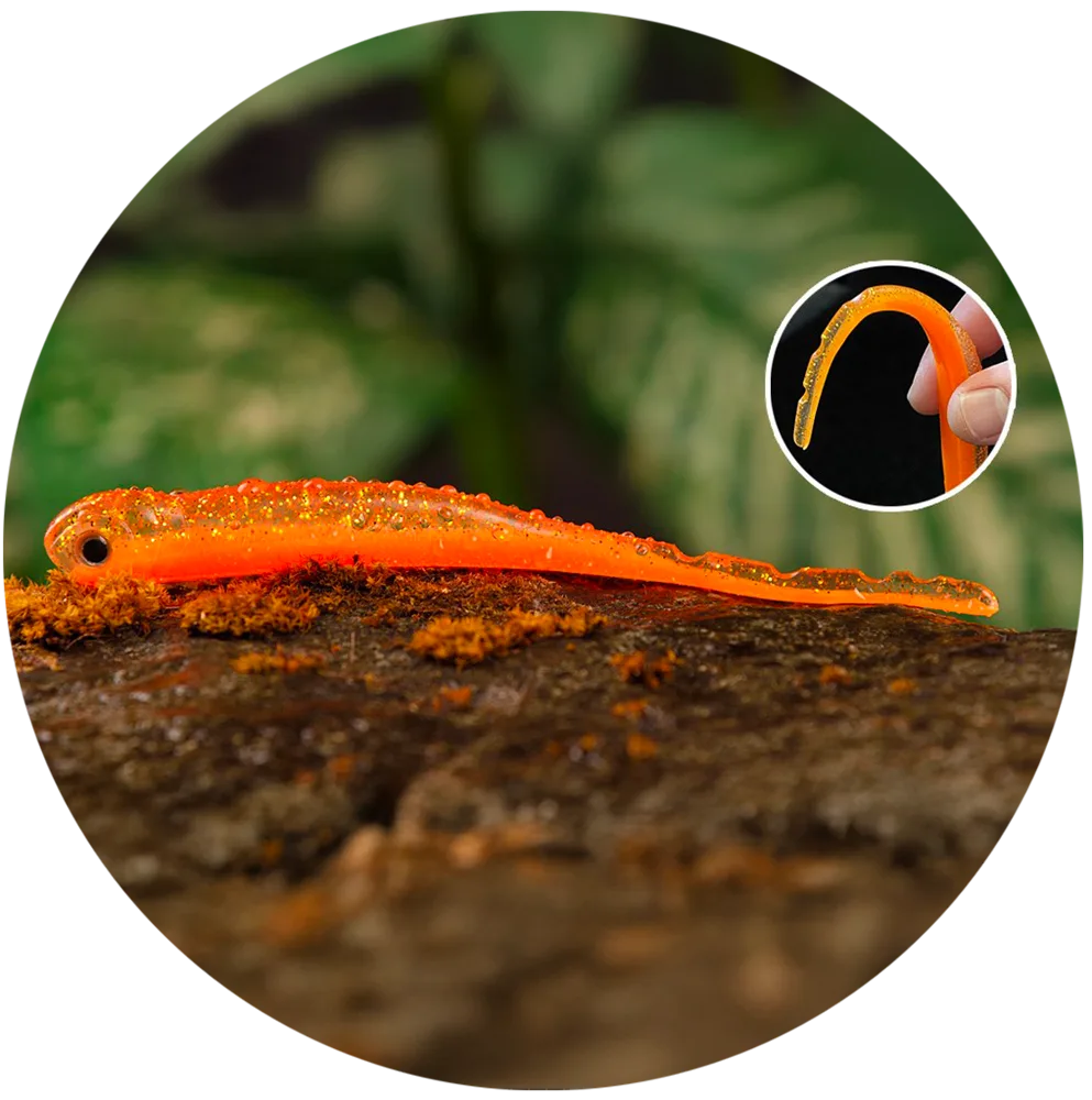 Redbass smáček big snake orange g uv color - 15,5 cm 11 g