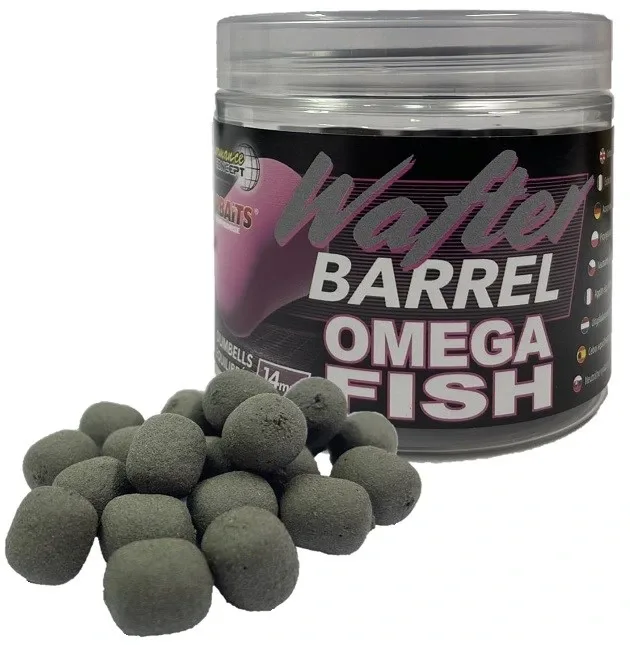 Starbaits Neutrálně Vyvážená Nástraha Wafter Omega Fish Hmotnost: 70g, Průměr: 14mm