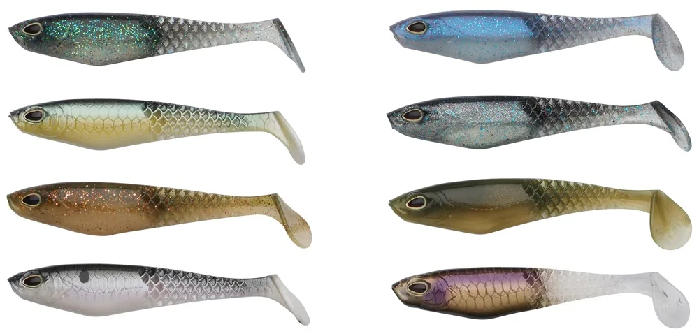 Berkley gumová nástraha powerbait cullshad mixpack clearwater - 7,5 cm 3,7 g 8 ks