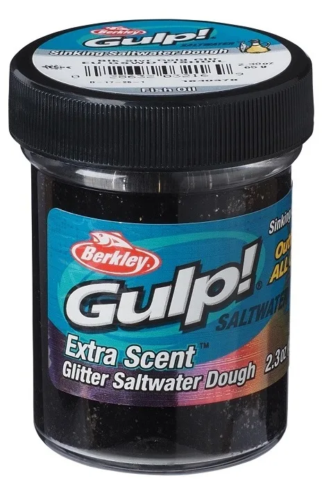 Berkley těsto gulp! dough sinking 65 g - black silver gold