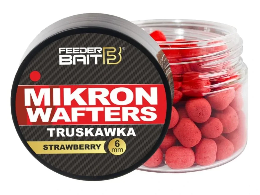 FeederBait Mikron Wafters 4x6mm 25ml - Jahoda