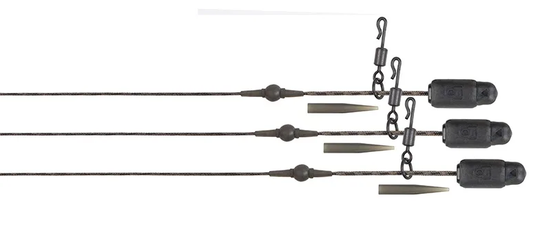 Fox montáž edges submerge heli-clip rigs naturals 3 ks - 30 lb