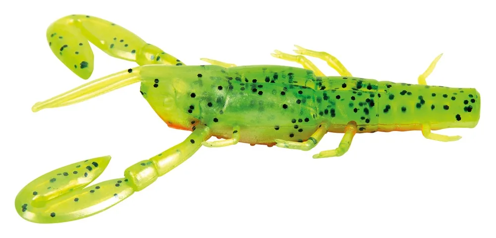 Fox rage gumová nástraha critter ultra uv lemon tiger - 9 cm