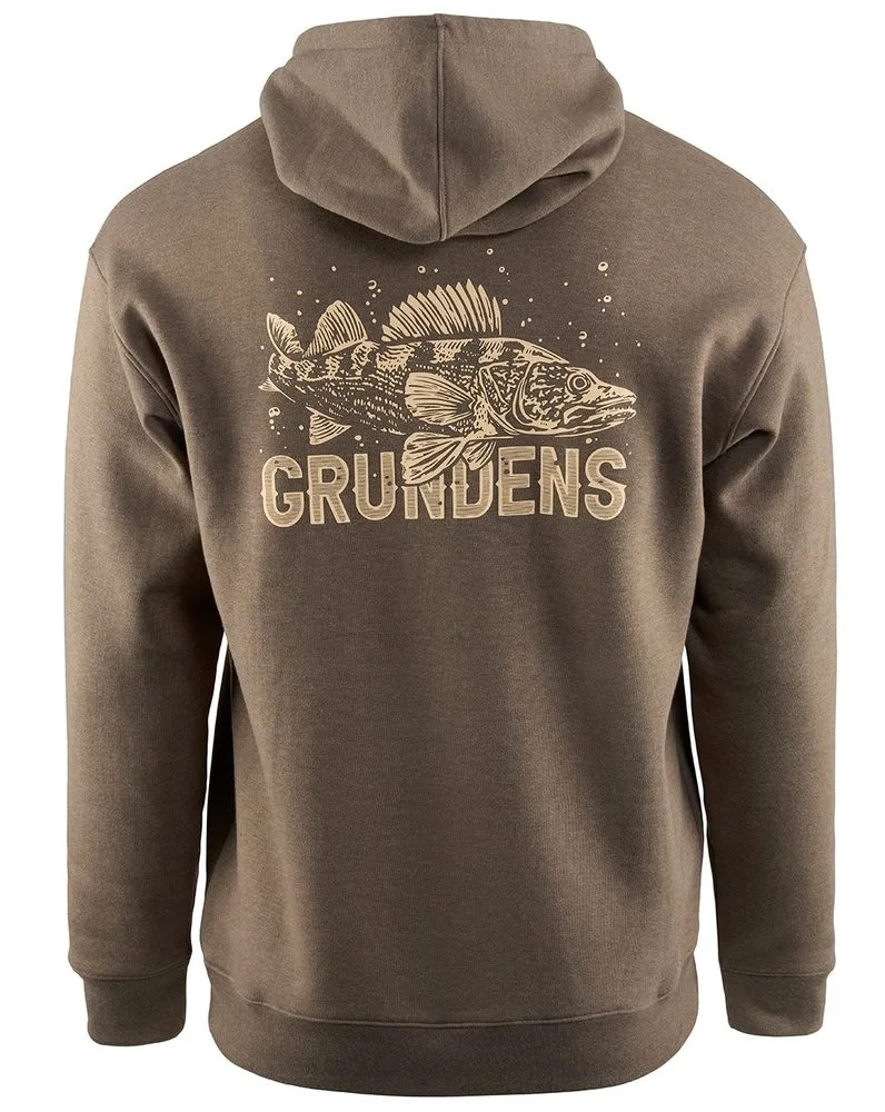 Grundéns Rybářská Mikina King of the Lakes Hoodie Otter Heather - M