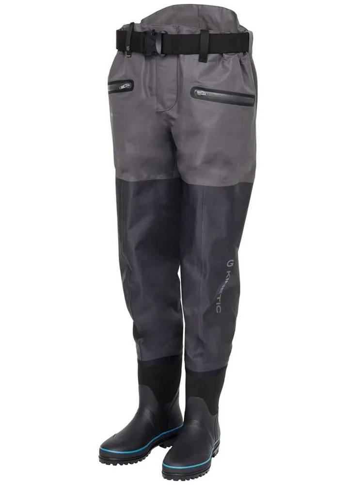 Kinetic brodíci kalhoty x5 waist boot foot boulder grey - 46/47