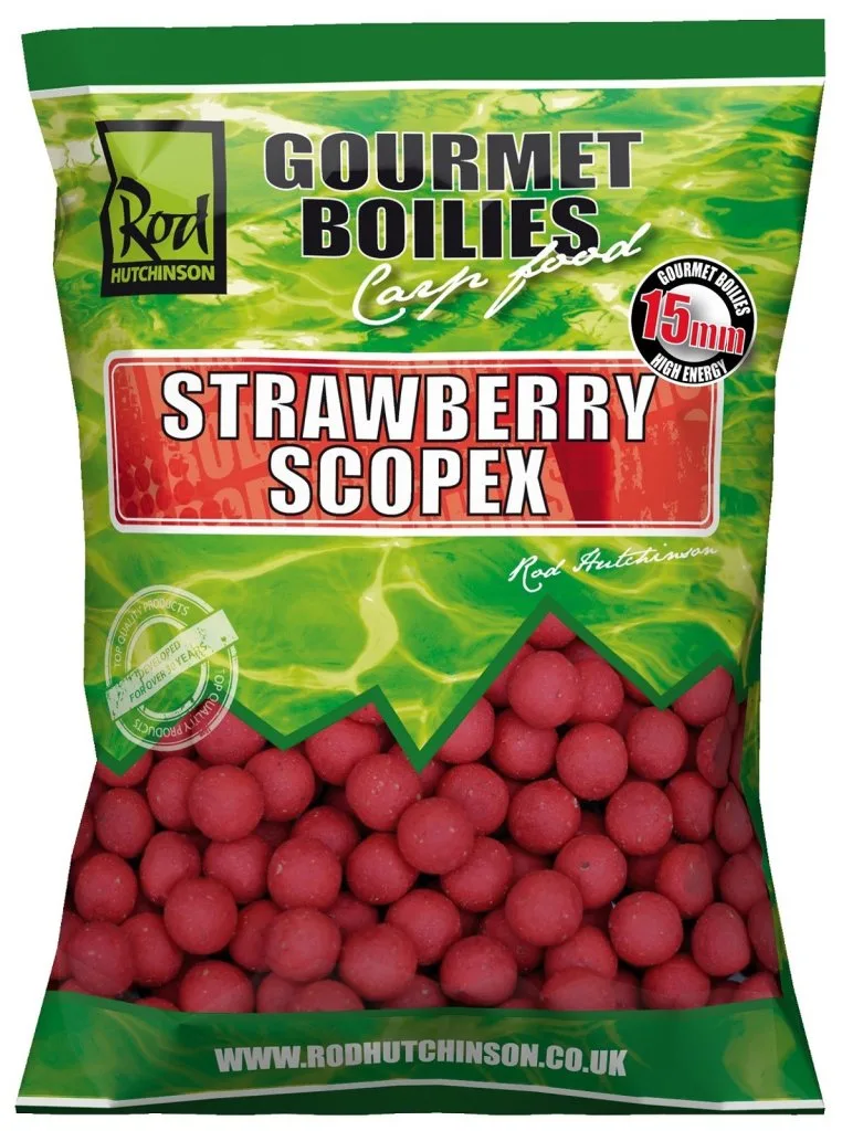 RH boilies Strawberry & Scopex 15mm 1kg – ROD HUTCHINSON