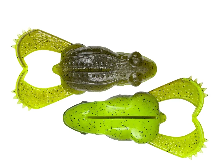 Savage gear gumová nástraha tough toad f rtf pumpkin chartreuse - 11 cm 30 g