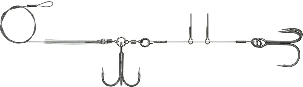 Savage gear návazec lt roach rig - 40 lb 25 cm #1/0