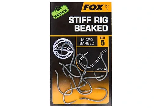 Fox Háčky EDGES Stiff Rig Beaked 10ks Velikost háčku: #8