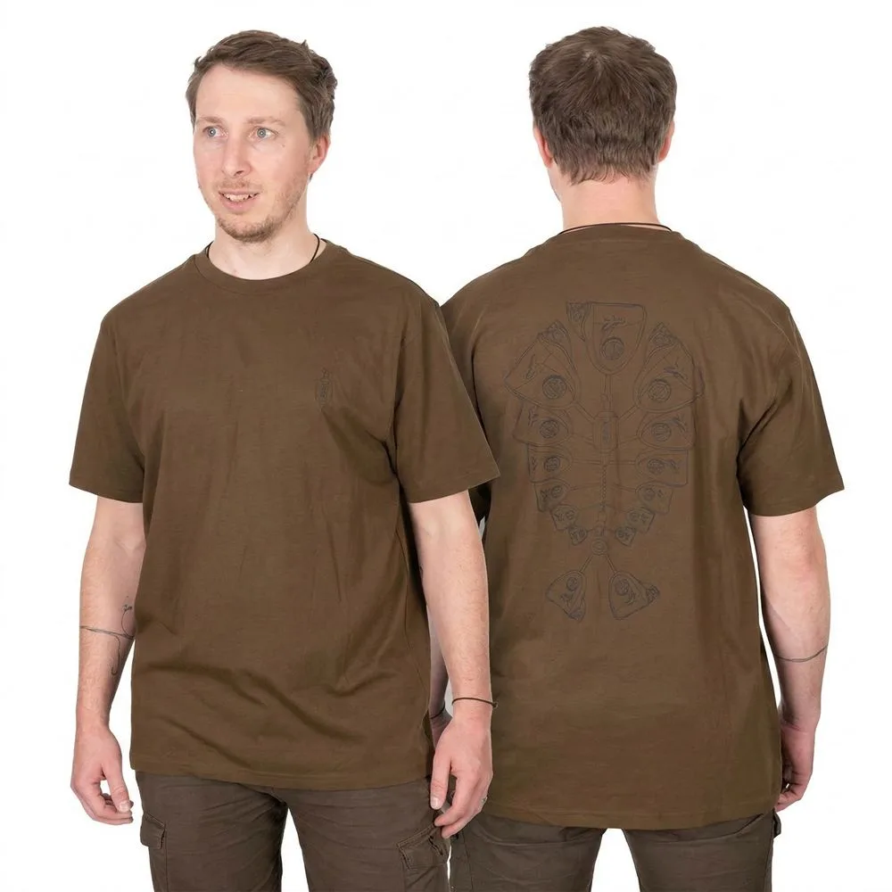 Fox tričko khaki indicator t - s