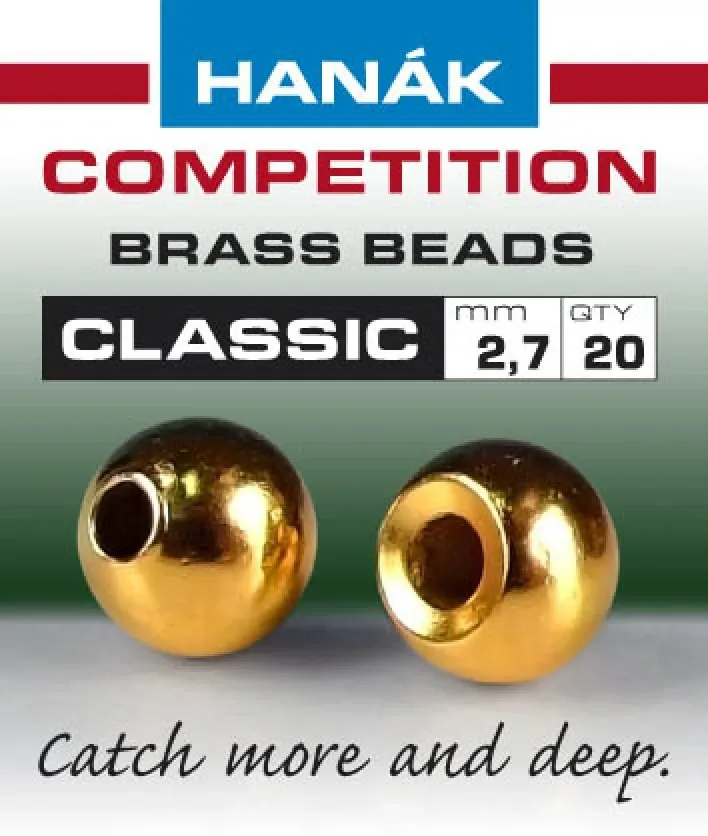Hanák Competition Hanák Klasické Mosazné Hlavičky Zlaté Průměr: 4,7mm