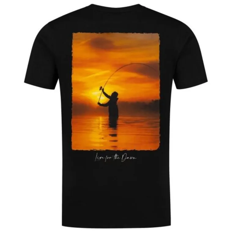 Korda Tričko Sunrise Tee Black - XL