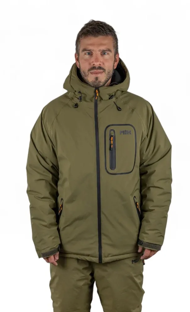 Mikbaits zateplená bunda thermo exclusive zelená - xxxxl