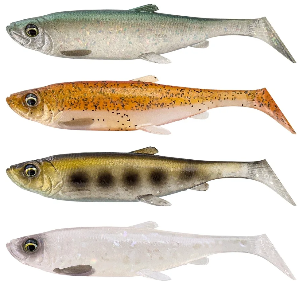 Savage gear gumová nástraha 3d herring shad clear water mix 4 ks - 11 cm 9 g