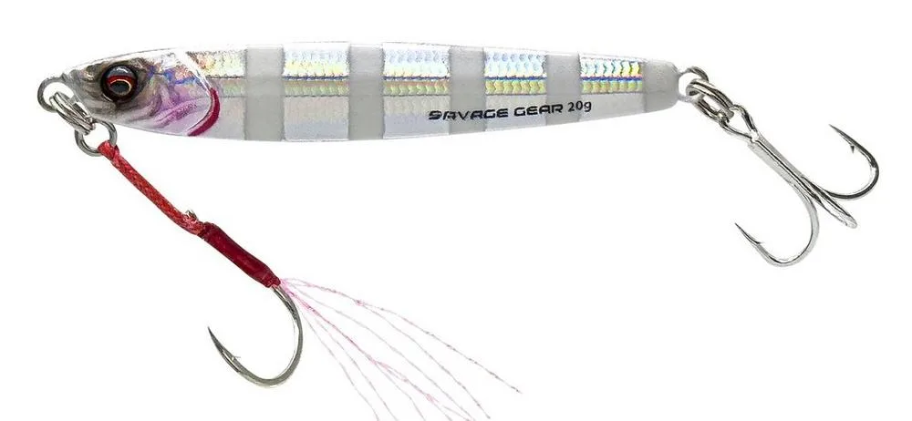 Savage gear pilkr 3d jig minnow sinking zebra blue - 7,5 cm 20 g