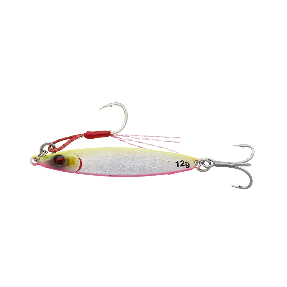 Savage Gear Savege Gear Pilker Flatline TG FS UV Pink Glow Délka: 3cm, Hmotnost: 5g