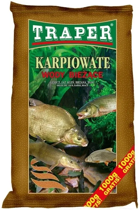 Traper Krmení Popular Kapr Na Tekoucí Vody Hmotnost: 5kg, Příchuť: Natural